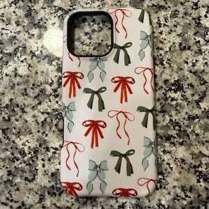Casely Festive Girlie Holiday Bows Essential MagSafe Case for iPhone 16 Pro Max
